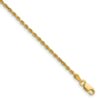 14K 24 inch 1.75mm Diamond-cut Rope with Lobster Clasp Chain - 0