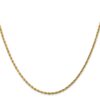 14K 24 inch 1.75mm Diamond-cut Rope with Lobster Clasp Chain - 1