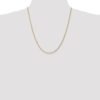 14K 22 inch 1.75mm Diamond-cut Rope with Lobster Clasp Chain - 3