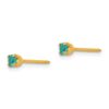 Inverness 14k 3mm December Crystal Birthstone Post Earrings - 1 Inverness 14k 3mm December Crystal Birthstone Post Earrings - 1