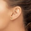 Inverness 14k 3mm December Crystal Birthstone Post Earrings - 2 Inverness 14k 3mm December Crystal Birthstone Post Earrings - 2