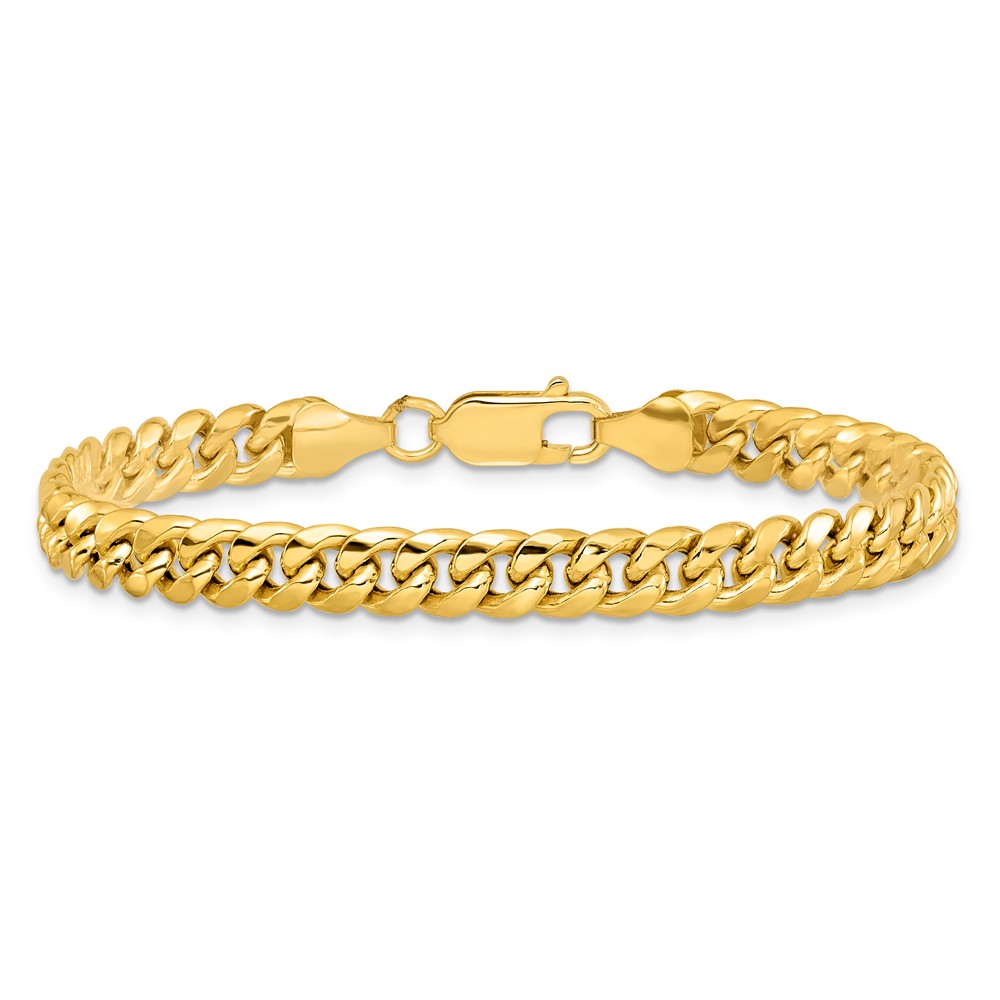 10k 6mm Semi-Solid Miami Cuban Chain - 3