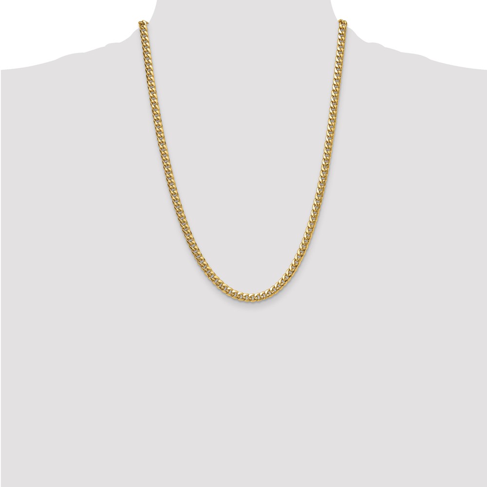 10k 5.25mm Semi-Solid Miami Cuban Chain - 3