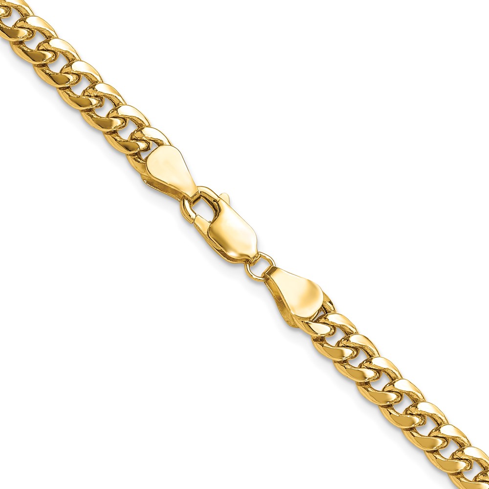 10k 5.25mm Semi-Solid Miami Cuban Chain - 2