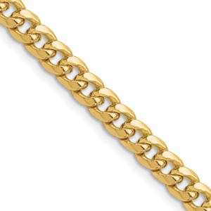 10k 5.25mm Semi-Solid Miami Cuban Chain - 0