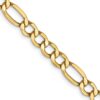 10k 5.35mm Semi-Solid Figaro Chain - 0