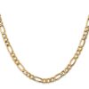 10k 5.35mm Semi-Solid Figaro Chain - 1