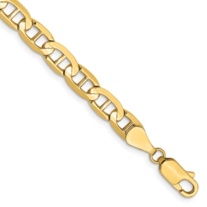 10K 5.25mm Concave Anchor Chain - 0