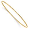 10k 1.5mm Diamond-Cut Slip-on Bangle Bracelet - 0