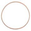 10k 1.5mm Rose Gold Diamond-Cut Slip-on Bangle Bracelet - 1