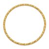 10k Polished Textured Slip-on Bangle Bracelet - 1