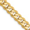 10k 6.75mm Flat Beveled Curb Chain - 0