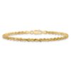 10k 3mm Diamond-cut Rope Chain - 3 10k 3mm Diamond-cut Rope Chain - 3