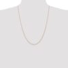 10k Rose Gold .7 mm Carded Cable Rope Chain - 3 10k Rose Gold .7 mm Carded Cable Rope Chain - 3