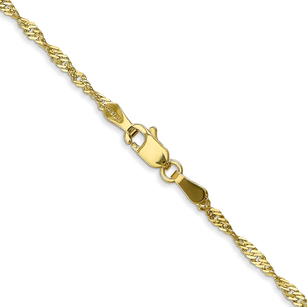 10k 1.7mm Singapore Chain - 2
