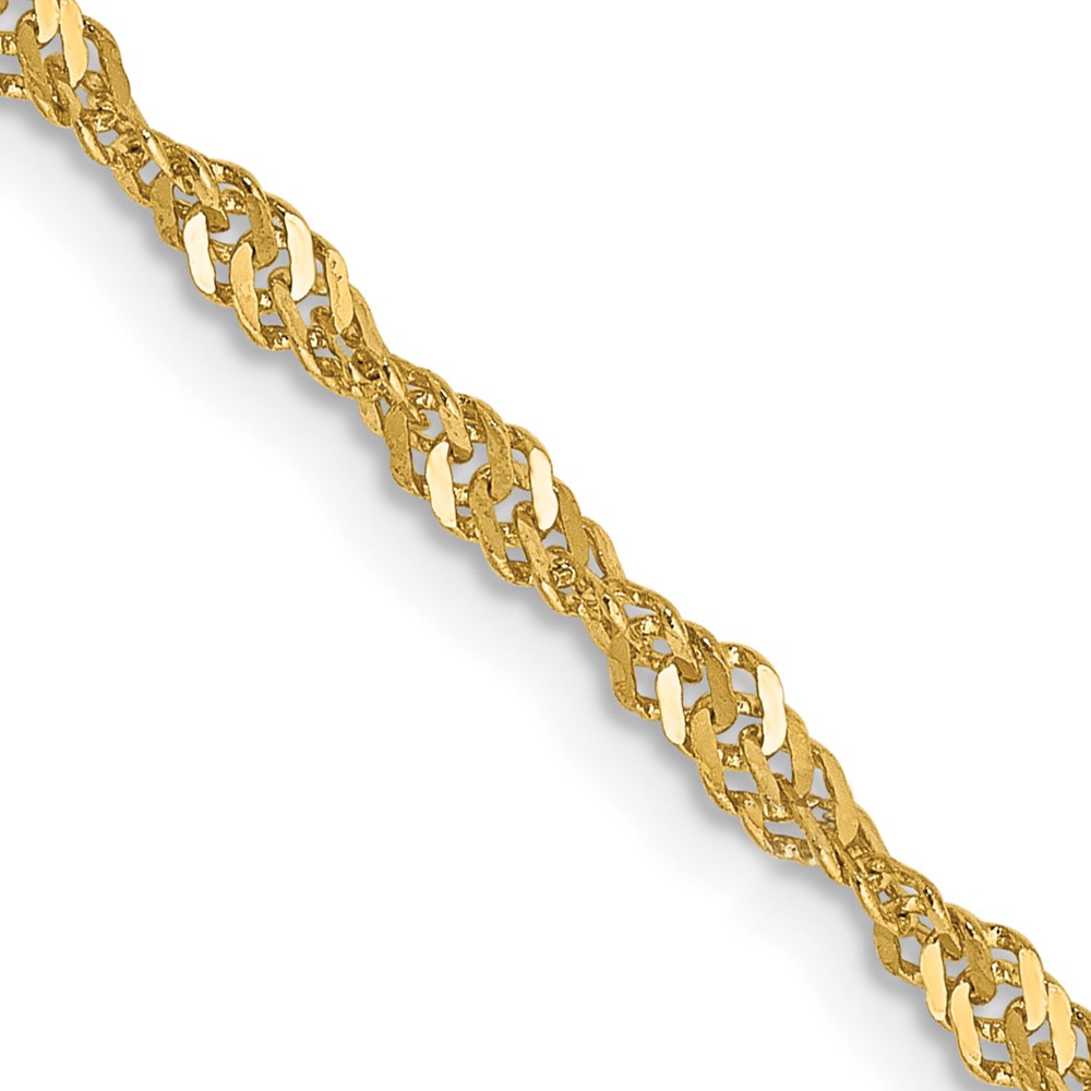 10k 2mm Singapore Chain - 0
