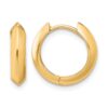 10K Polished Hinged Huggie Earrings - 0 10K Polished Hinged Huggie Earrings - 0