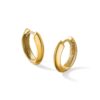 10K Polished Hinged Huggie Earrings - 4 10K Polished Hinged Huggie Earrings - 4