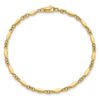 10K Polished Fancy Link Bracelet - 3 10K Polished Fancy Link Bracelet - 3