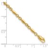 10K Polished Fancy Link Bracelet - 4 10K Polished Fancy Link Bracelet - 4