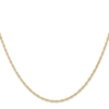 14K 18 inch Carded 1.35mm Cable Rope with Spring Ring Clasp Chain - 1