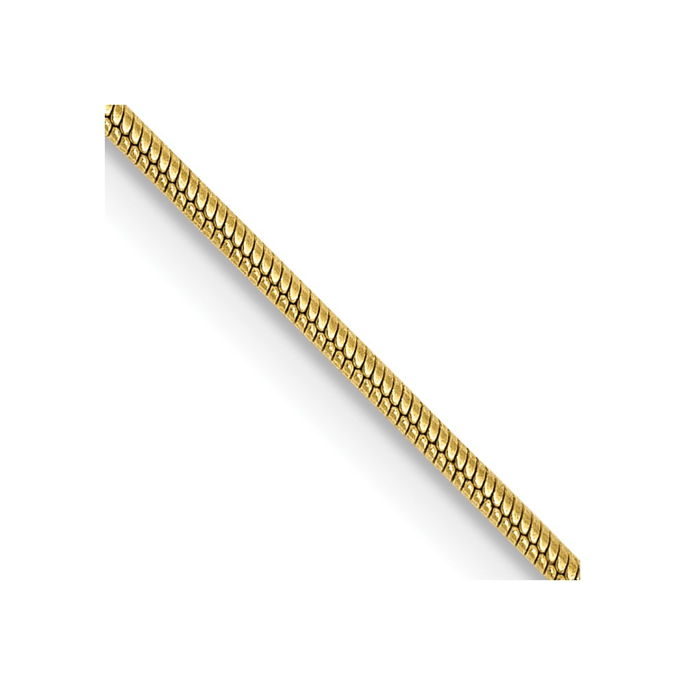 10k .9mm Round Snake Chain - 0