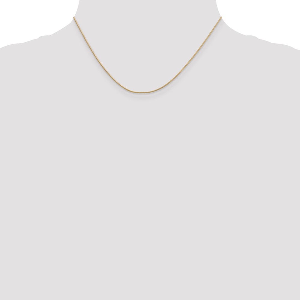 10k .9mm Round Snake Chain - 3