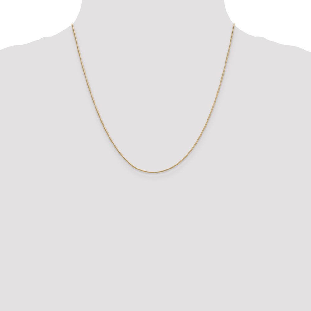 10k .9mm Round Snake Chain - 3