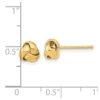 10k Gold Polished Love Knot Post Earrings - 3