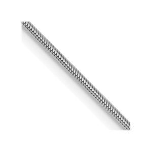 10k WG .9mm Round Snake Chain - 0