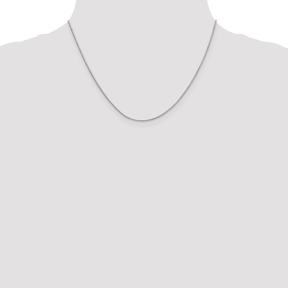 10k WG .9mm Round Snake Chain - 3
