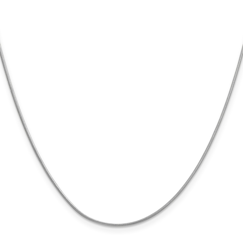 10k WG .9mm Round Snake Chain - 1