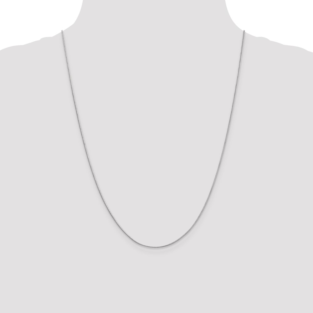 10k WG .9mm Round Snake Chain - 3