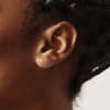 10k Polished 5mm Ball Post Earrings - 2