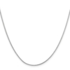 14K White Gold .9mm Round Snake Chain - 1