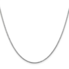 14K White Gold 1mm Round Snake Chain - 1