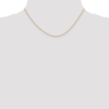 18K 16 inch .7mm Box with Lobster Clasp Chain - 3