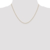 18K 18 inch .7mm Box with Lobster Clasp Chain - 3
