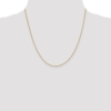 18K 20 inch .9mm Box with Lobster Clasp Chain - 3