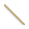18K 20 inch .9mm Box with Lobster Clasp Chain - 0
