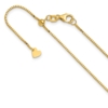 10K Adjustable .9mm Box Chain - 0