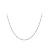 10K White Gold 1.1mm Flat Cable Chain - 1 10K White Gold 1.1mm Flat Cable Chain - 1