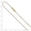 10k .7mm Box 1in+1in Adjustable Chain - 5