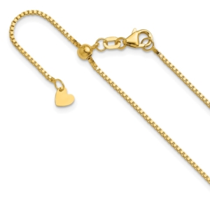 10K Adjustable 1mm Box Chain - 0