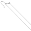 10K White Gold Adjustable 1mm Box Chain - 1