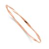 10K Rose Gold Slip-On Bangle - 0