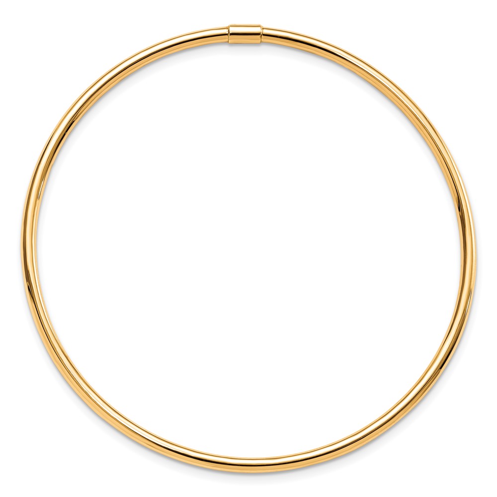 10K Yellow Gold Slip-On Bangle - 1 10K Yellow Gold Slip-On Bangle - 1