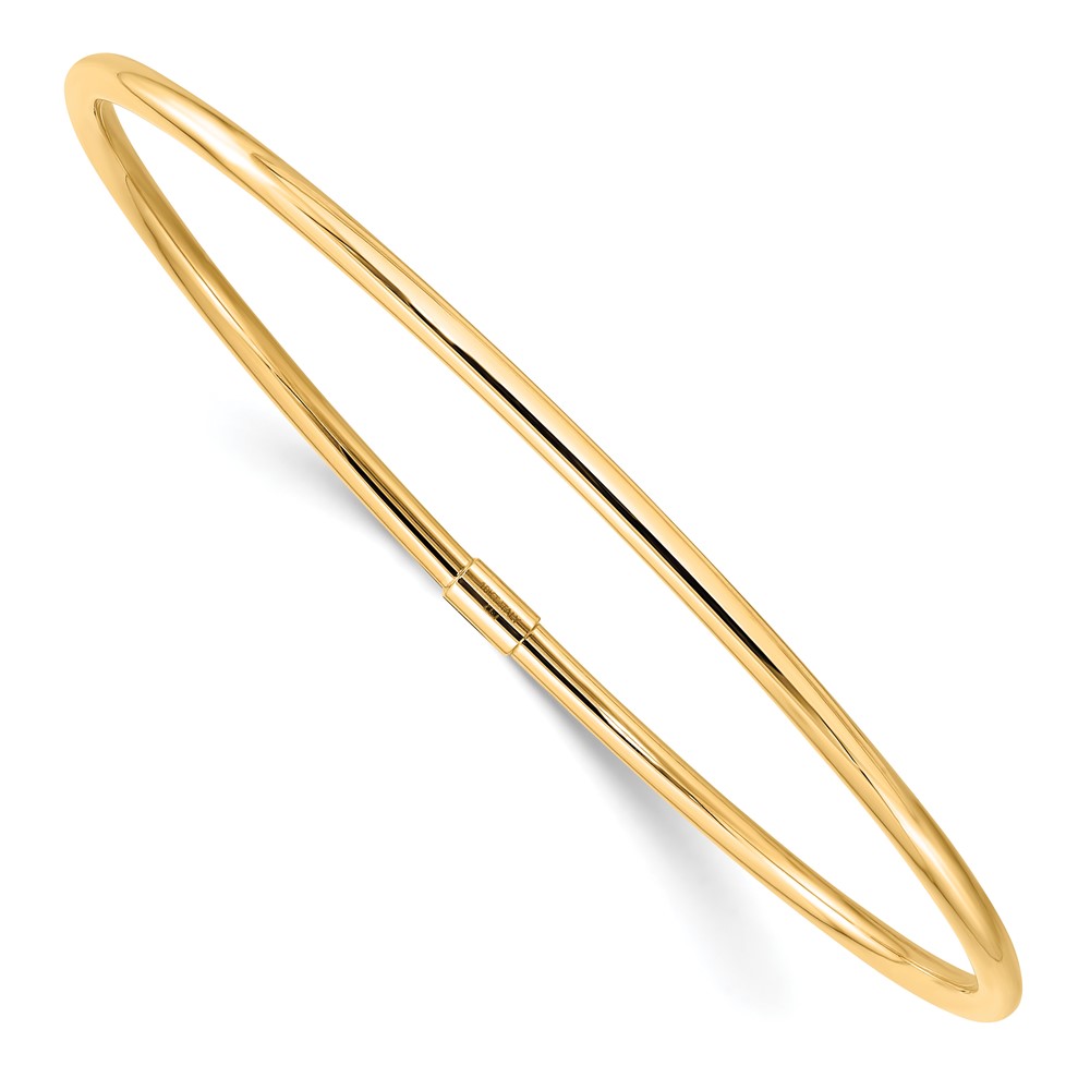 10K Yellow Gold Slip-On Bangle - 0 10K Yellow Gold Slip-On Bangle - 0