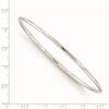 10K White Gold Slip-On Bangle - 1