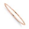 10K Rose Gold Slip-On Bangle - 0